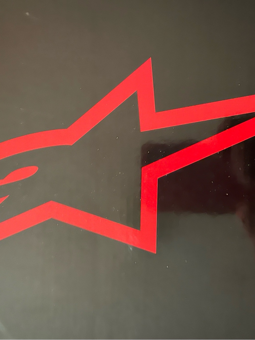Alpinestars Black Box with White Logo and Fuchsia Accent